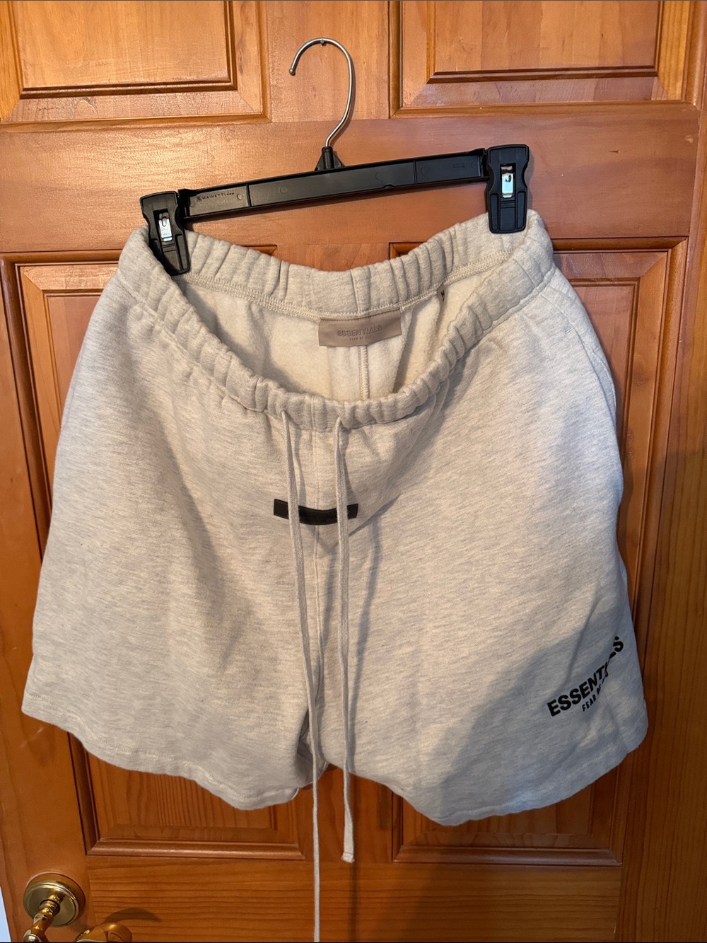 FOG Essentials Women’s Light Gray Fleece Drawstring Shorts